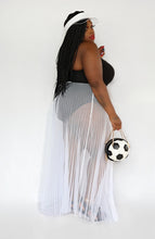 Load image into Gallery viewer, SHEER PLEATED MAXI SKIRT