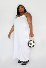 Load image into Gallery viewer, SIDE DRAPE MAXI DRESS