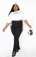 Load image into Gallery viewer, I AM ENOUGH CROP TEE