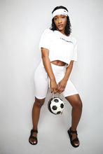 Load image into Gallery viewer, I AM ENOUGH CROP TEE