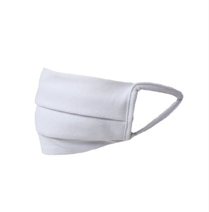 COTTON PLEATED FACE MASK