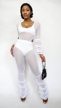 Load image into Gallery viewer, SHEER STACKED PANTS SET