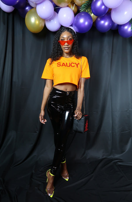 SAUCY CROP TEE