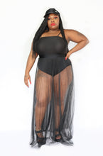 Load image into Gallery viewer, SHEER PLEATED MAXI SKIRT