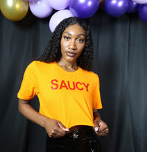Load image into Gallery viewer, SAUCY CROP TEE