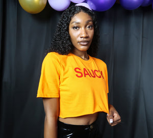 SAUCY CROP TEE