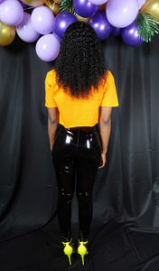 BLACK PANTHER VINYL PANTS