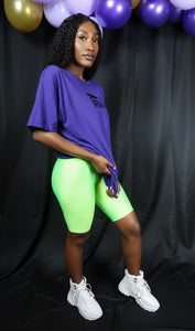 SHINE BRIGHT BIKER SHORTS