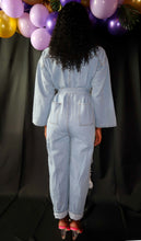 Load image into Gallery viewer, DISTRESSED DENIM JUMPSUIT