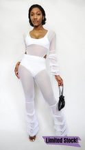 Load image into Gallery viewer, SHEER STACKED PANTS SET