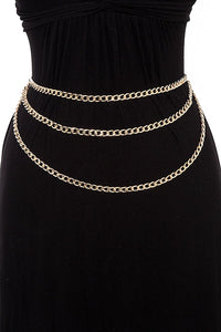 LAYERED CHAIN BELT